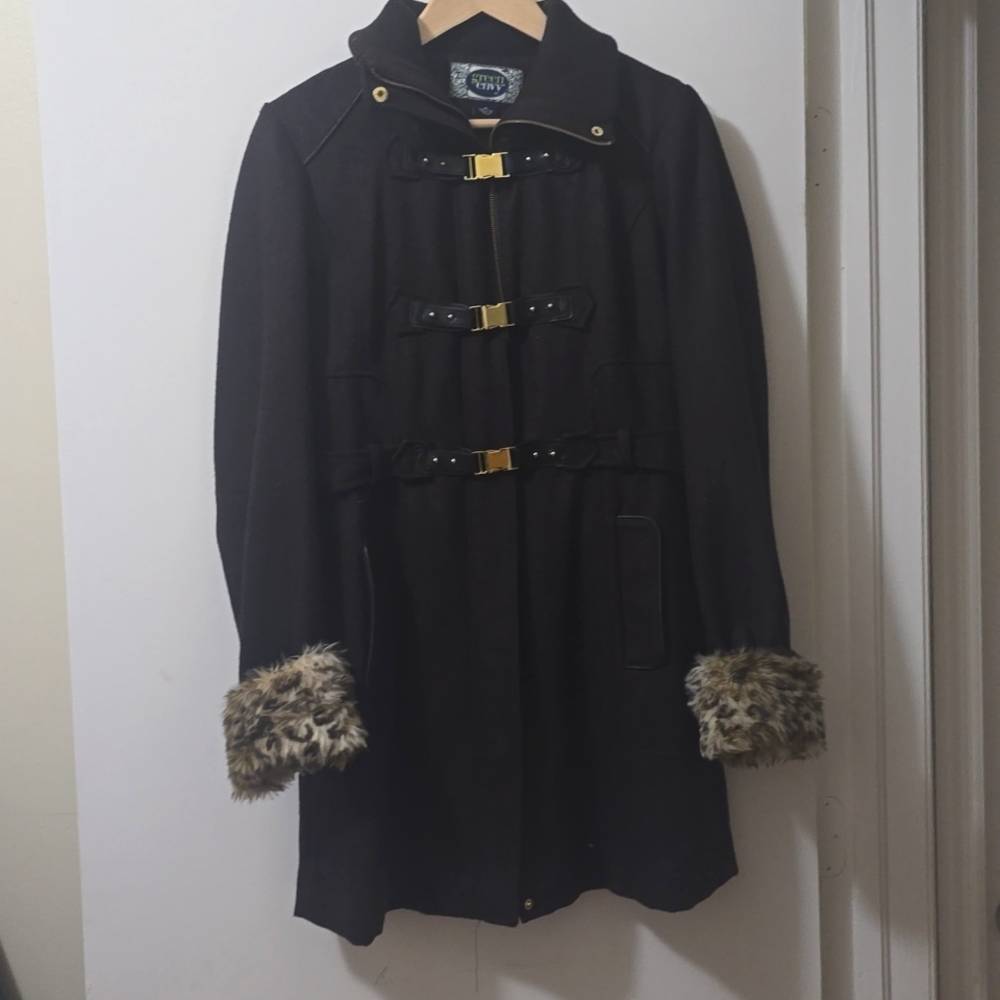 Green envy jacket coats women M